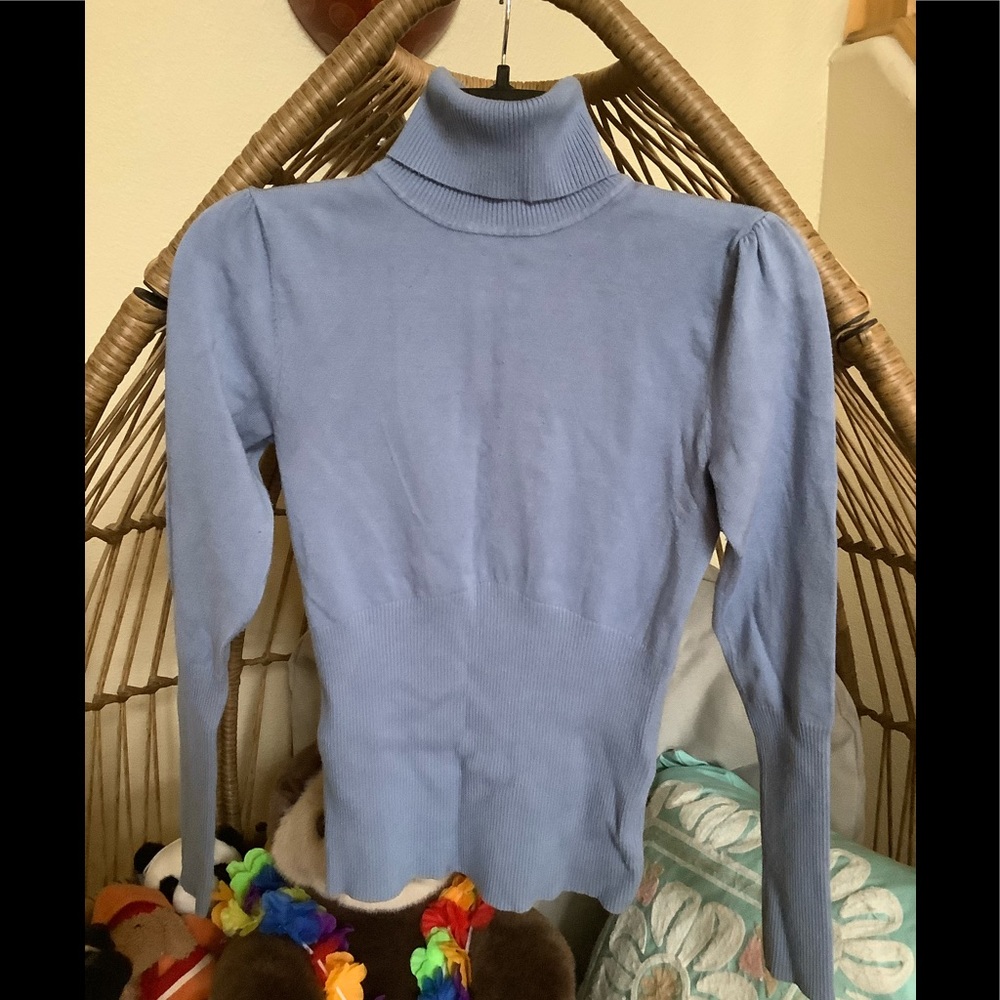 A turtleneck sweater